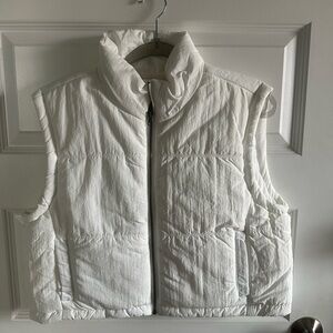 Thread & Supply White Puffer Vest
